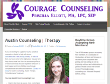 Tablet Screenshot of courage-counseling.com